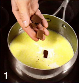 шоколадный пудинг +из манки,рецепт шоколадного пудинга +как чудо